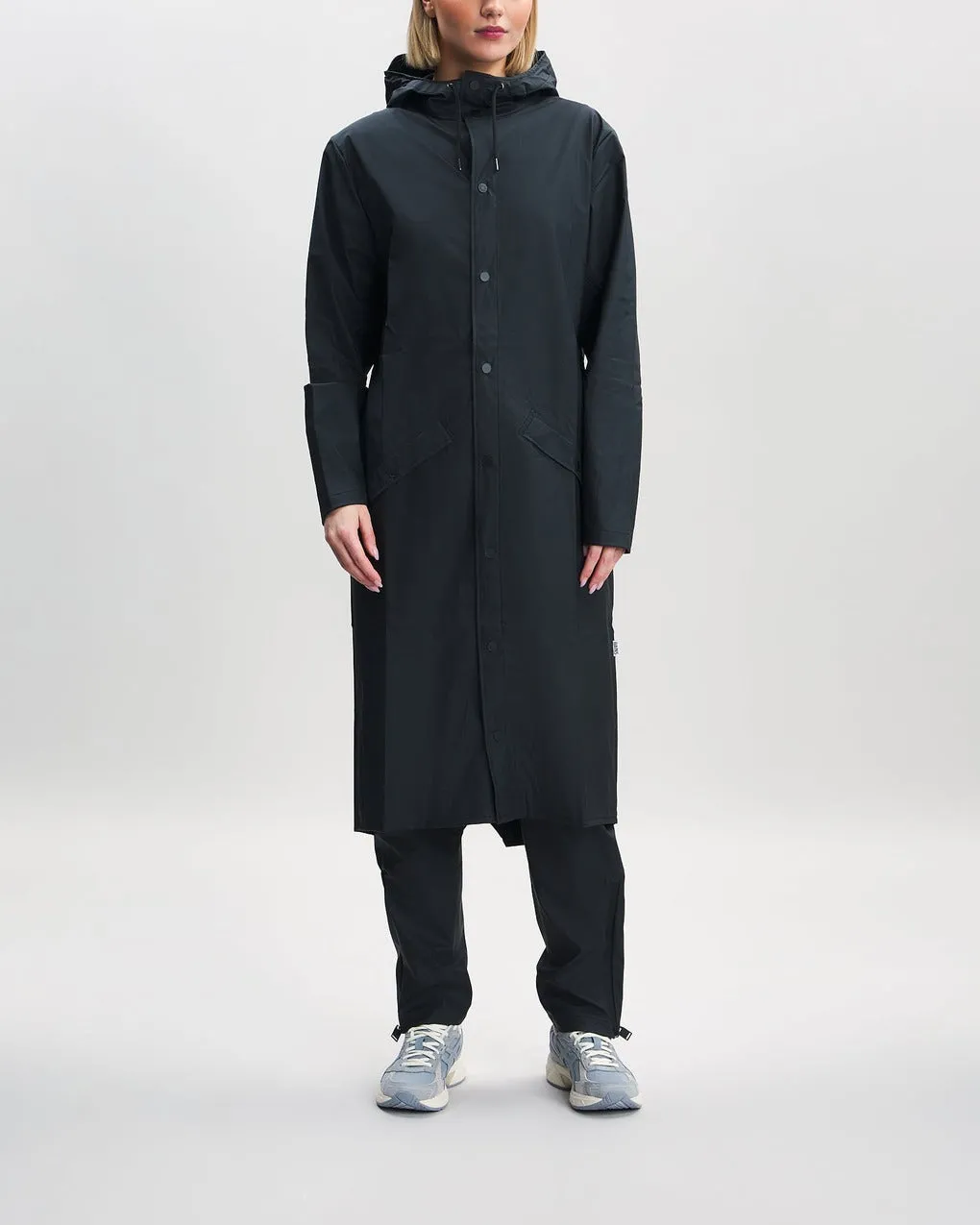 Rains   Jacket Longer W3 Black 